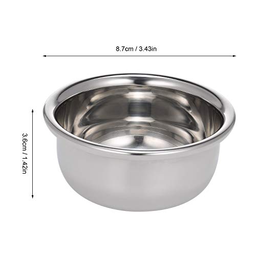 Andoer Recipiente de limpeza de espuma de pêlos masculinos de bacia de sabão de barbear masculino de