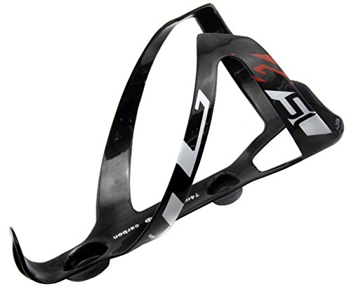 Generic Burgundy 2015 cyclingking top Carbon Fibre Bicycle Bottle cage Water Bottle Holder 19g