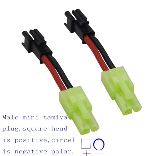 Blomiky 2 Pack H101 7.4V 2S 15C 1500mAh Battery with SM-2P Plug Suitable for H105 H103 H101 Remote Control RC Boat / H101 Battery