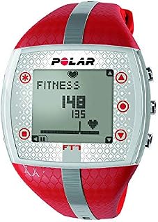 Polar FT7 Heart Rate Monitor (Renewed) (Red/Silver)