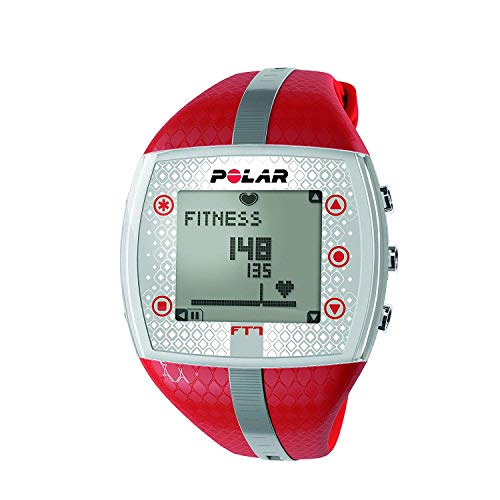 Polar FT7 Heart Rate Monitor (Renewed) (Red/Silver)
