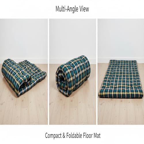 Image of Hb Msala Quality Soft Cotton Multicolour Mattress Quilt Rectangle Type 72x46 Inch 4 Kg Single Bed