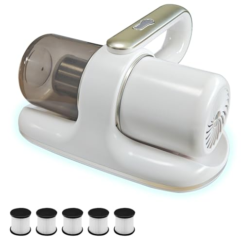 Aspirador de pó de cama sem fio portátil limpador de colchão remo...