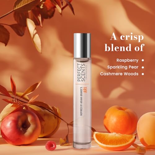 Image of Perfect Scents Fragrances, Inspired by Ariana Grande's Ari, Rollerball, Women's Eau de Toilette, Vegan, Paraben-Free, Phthalate-Free, Never Tested on Animals, 0.34 Fl Oz