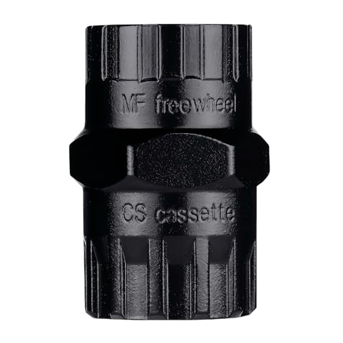 Phidinova 2-in-1 Bike Freewheel Removal Tool & Cassette Lockring Remover - Compatible with Shi Mano/SR AM/Sun Race 12-Spline Design for 5-10 Speed Bikes