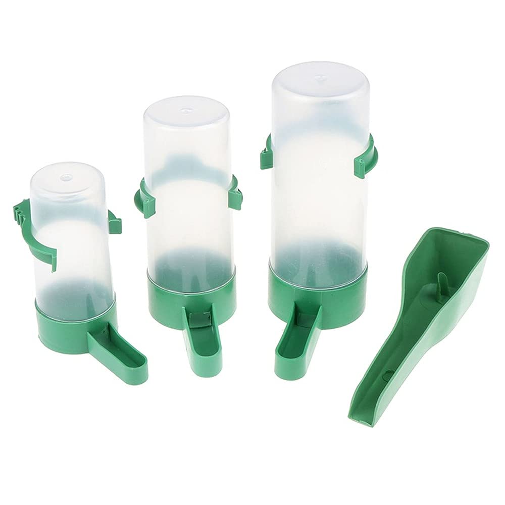 Abbeveratoio ad acqua per uccelli Abbeveratoio con pinza forniture per uccelli di Compagnie per pappagalli di Parruca Perruca calopsitte inseparabile