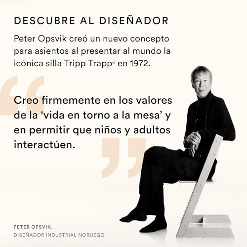 Miniatura 7 de Tripp Trapp Cojín Clásico, Nordic Grey - A Juego Con La Silla Tripp Trapp Y La Trona Para Mayor Apoyo Y Comodidad - Lavable A Máquina - Para Todo Tipo De Sillas Tripp Trapp