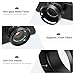 JJC Metal Lens Hood Sun Shade with 37mm Filter Adapter Ring for Fuji Fujifilm X Half XHalf Digital Camera, X Half Camera Lens Protector & Filter Converter, Dark Gray Color