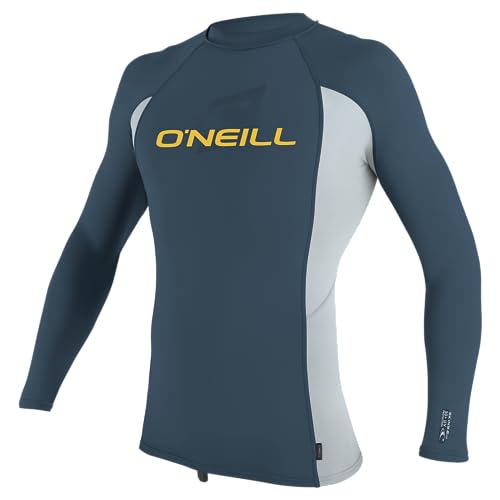 Image of O'Neill Youth Premium Skins Long Sleeve Rashguard, UPF 50+ Sun and Rash Protection, Buttery Soft Tight Fit