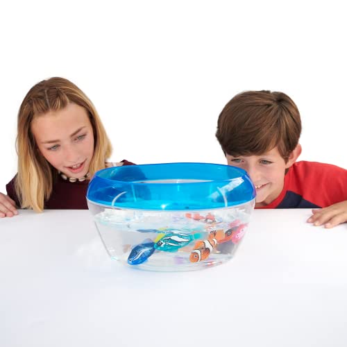 ROBO ALIVE - Robo Fish Tank Robotic Toy for Pets, Fish Game, Color (ZURU 7126), Ages 3 and up.