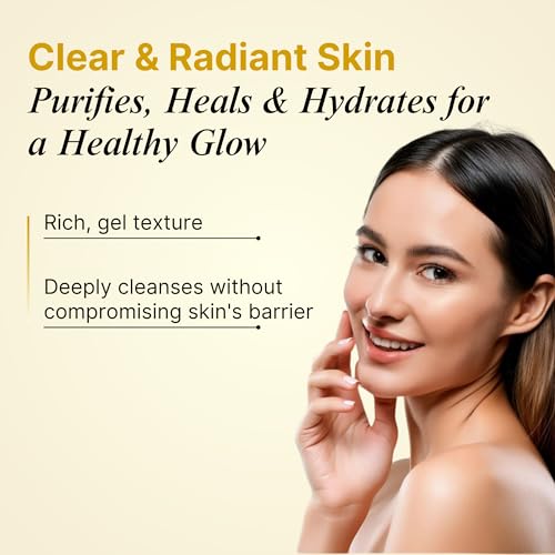 Image of ARISH BIO-NATURAL Haldi Neem Face Wash- 75 ml | Turmeric, Tulsi & Honey | Herbal Anti-Acne Cleanser for Pimples & Blemishes | Deep Cleansing for Oily & Acne-Prone Skin | For Women & Men All Skin Types