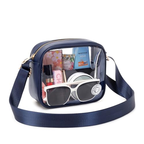 Clear Bag Stadium Approved Clear Crossbody Fanny Purse Transparent Bag for Concerts Sports Festivals