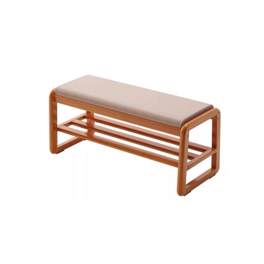 Aioneer Footstool For Front Door Entrance Entrance Door Shoe Bench Household Door Solid Wood Soft Pack Long Shoe Cabinet Bench Integrated Shoe Rack Outdoor Bench Shoe Bench