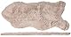Brandsseller Lammfellimitat-Teppich 60x90 cm – Flauschiger Hochflor Teppich aus Kunstfaser – Weiche, warme Deko-Auflage für Boden, Sofa, Sessel & Bett – Waschbar – Für Indoor & Outdoor – Taupe/Grau