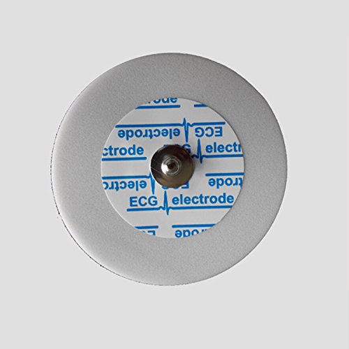 Miniatura 2 de Almohadillas de electrodo desechables para monitor cardíaco ECG EKG 50Pcs