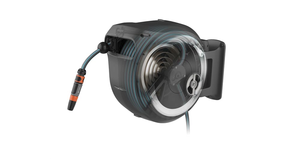 Gardena 18622-33 Wand-Schlauchbox RollUp M/L 25m Weiß