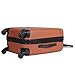 Wrangler Smart Spinner Hardside Luggage, 22-Inch Carry-On, Burnt Orange