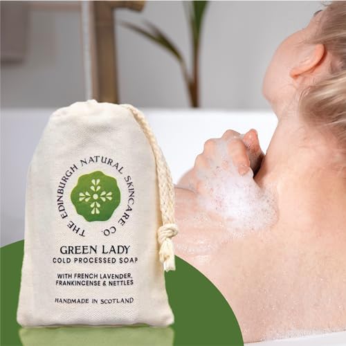Green Lady Soap Bar - 100% Natural & Vegan, Yellow, 100 g (Pack of 1) - Image 4