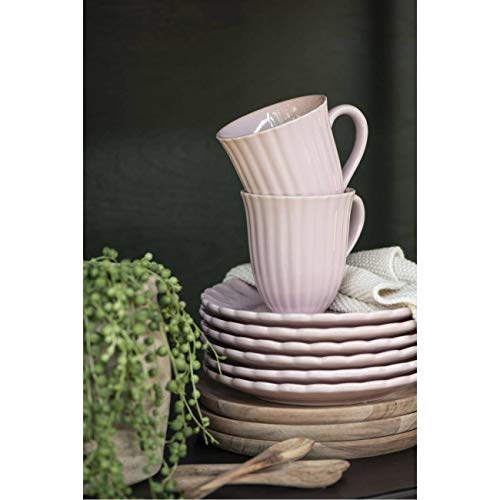 CREAFLOR HOME 3tlg Kombiset, Frühstücksset MYNTE English Rose rosa Ib Laursen