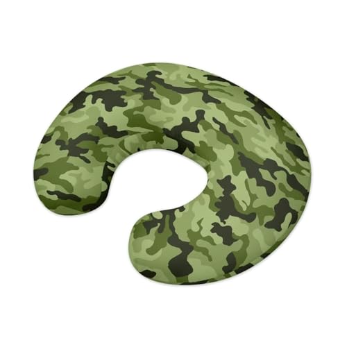 Image of Camo Baby Nursing Pillow Cover for Bottle Feeding, Soft Breastfeeding Pillow Slipcover Easy to Clean Breathable Pillow Cover for Infant Snug