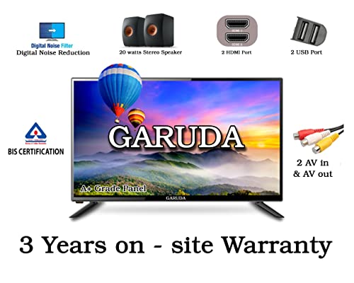 Image of GARUDA 80 cm (32 inches) BEZELLESS HD Ready LED TV (Black) (2 HDMI 2 USB)