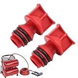 Luftkompressor Ölstopfen | 2-teilig auslaufsicher leicht | Ersatz Ölentlüfter Einfüllstopfen, für Maschinenanlagen, Wartung, Reparatur, Instandhaltung, Werkstatt, Garage