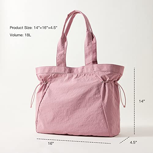 Image of VAKAER Tote Bag for Women, 18L Side Cinch Shopper Bag, Large Hobo Bag, Lightweight Shoulder Bags for Work, Workout, Travel