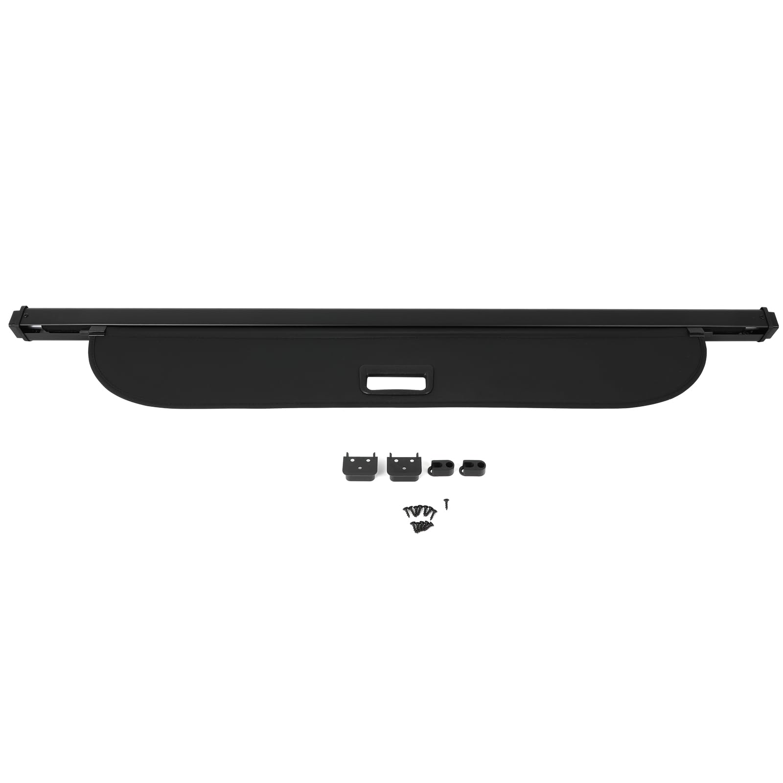 SCITOO Cargo Cover 2010-2011 Fit for Cadillac SRX 2.8L 3.0L 2012-2016 Fit for Cadillac SRX Upgraded Retractable Rear Trunk Cover with Aluminum PVC&Plastic, Secure Drill Installation Privacy Shade