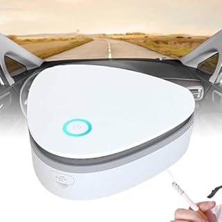 Odor Remover Machine for Smoke Smell,Smoke Odor Remover,Ultimate Odor Remover,Wireless Portable Odor Eliminator Machine,Air Freshener,Smoke Air Purifiers For Home Office Car (White)
