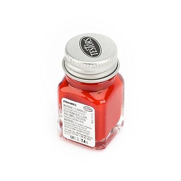 Testor's 1104TT 1/4 Oz Dark Red Gloss Enamel Hobby Paint