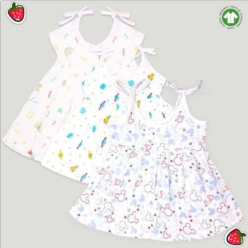 Image of Kidbea Extra Soft Mulmul Cotton Jhabla Cloth for New Born Baby Set