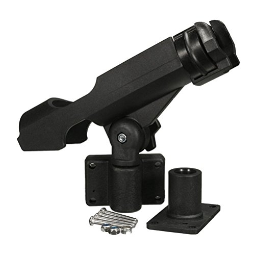 image for WINOMO Fishing Rod Holder Rotatable Fishing Bracket with Screws for Bo