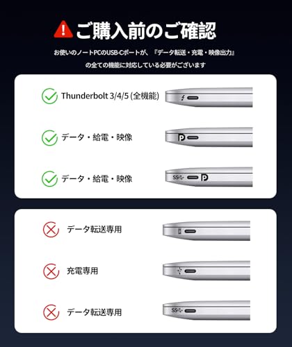 LENTION 11in1 縦置き USB C ドッキングステーション CB-D54 の商品画像 8