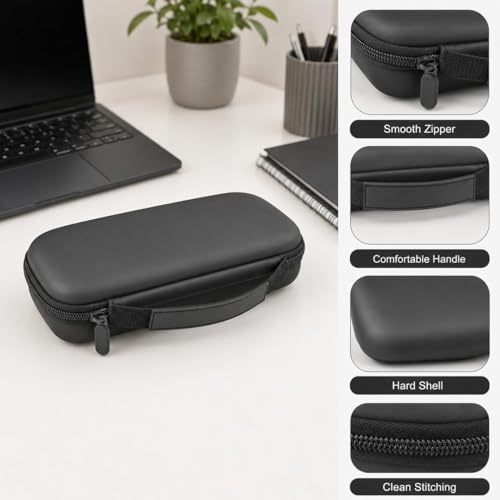 Image of Stethoscope Case Compatible with 3M Littmann Classic III Monitoring /Lightweight II S.E /Cardiology IV Diagnostic /MDF Acoustica Stethoscopes, Extra Pocket for Doctor & Nurse Accessories (Black)