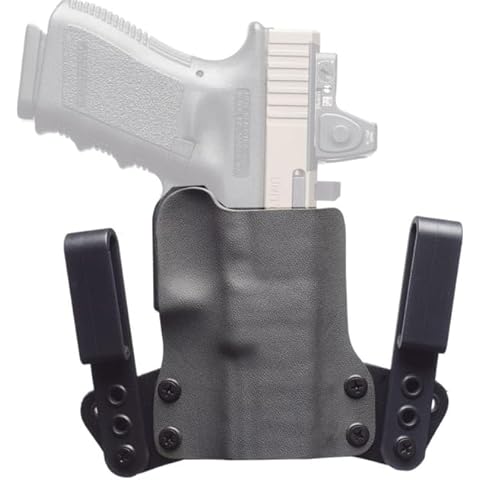 Blackpoint Tactical Leather OWB Mini Wing Holster, SIG SAUER P320 X-Carry, Right Hand, Black, 145153 Cover