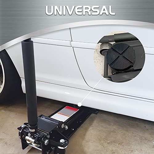 Image of TONDA Floor Jack Pad, Pinch Weld Jack Adapter, Rubber Pad for Cars, 2 Pack
