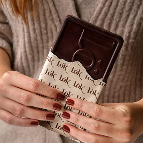 Lok Dark Chocolate Bar 100% Cacao | Fair Trade, Kosher, Gluten Free, Vegan, Bean-To-Bar, Sugar-Free, No Sugar Alcohol, No Artificial Sweetener, Keto Friendly, Low-Carb, Paleo | 3.0 Ounce 3 Pack #TOP7