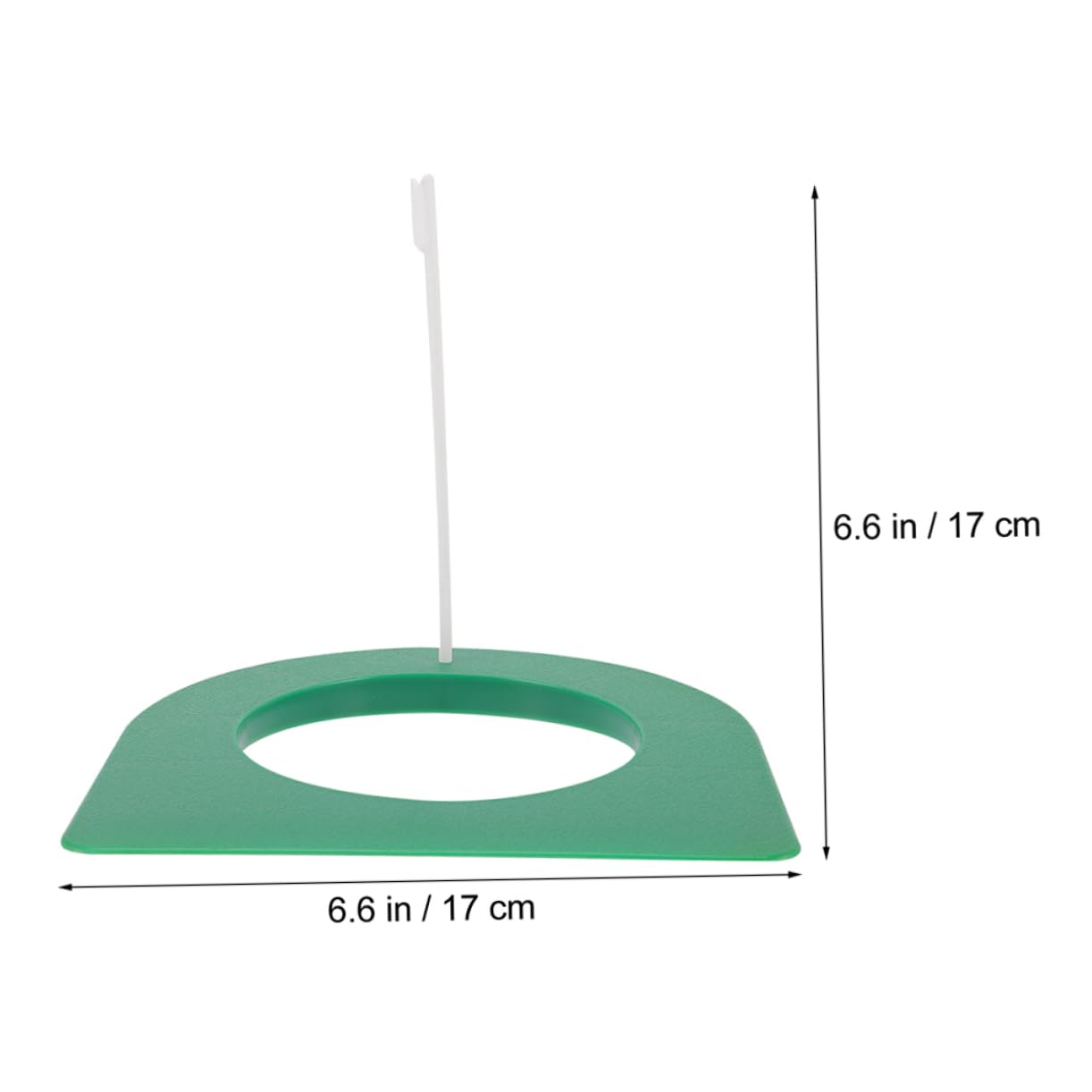 FOYTOKI Golf Training Putters 3pcs Putting Cups Flags Golf Practice Sticks Backyard Putting Accessories and Flag Set