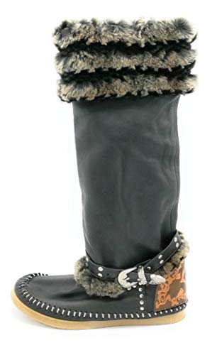 LdR 171 Stiefel Sauv Leder Schwarz Futter Lapin Cover