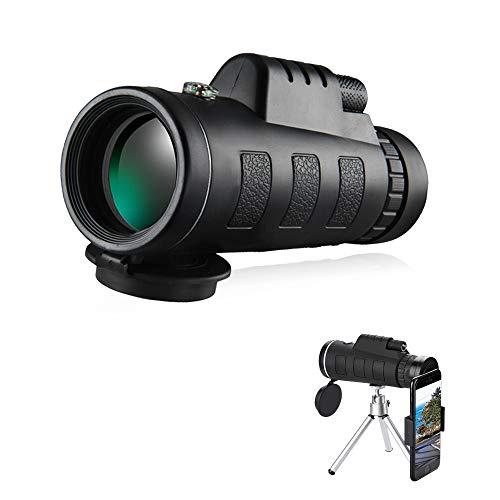 Monocular Telescope, 40X60 High Power HD Compact Monocular with Smartphone Holder & Tripod
