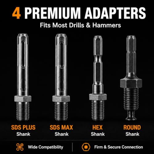 DSHTP 6-Piece Wood Splitter Drill Bit Set
