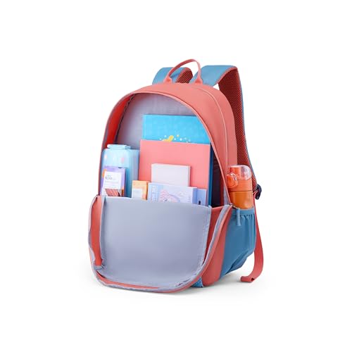 Image of American Tourister Neo 4.0 | 29 Ltrs | 2 Compartments | Bottle Pocket | Ergonomic Padded Back Panel & Shoulder Straps | School Backpack for Boys & Girls | 1 Year International Warranty | Coral
