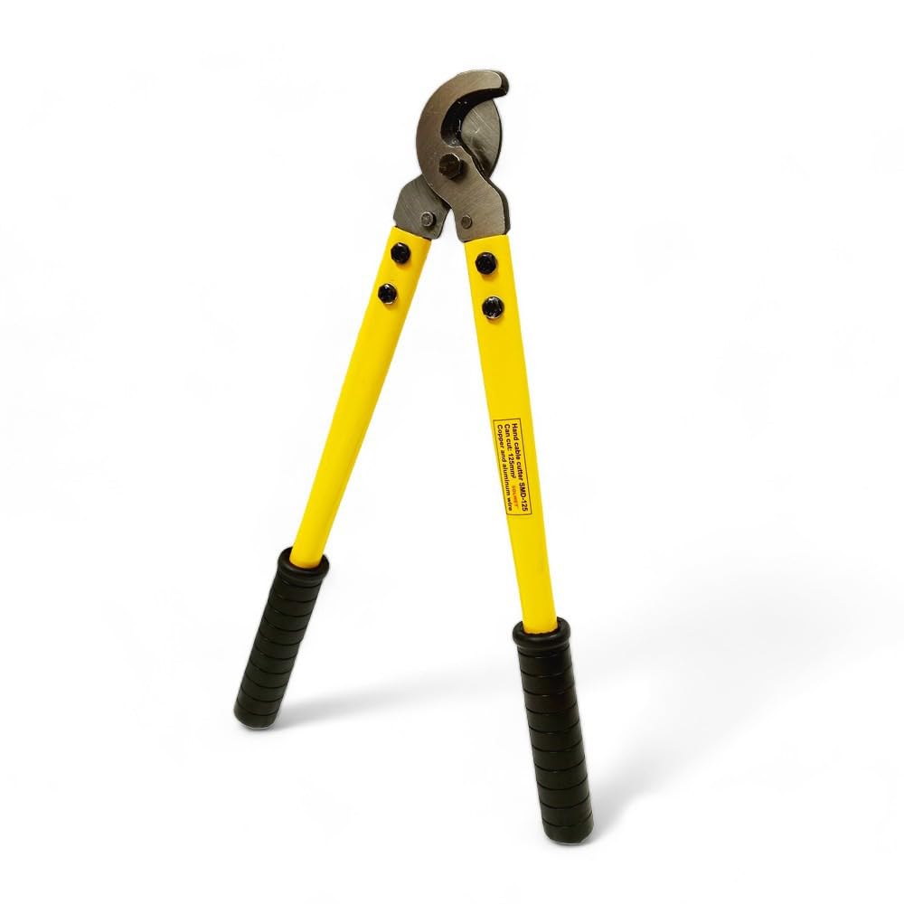 Solwet Mechanical Hand Cable Cutter SMD-125 in Yellow and Black, Weight 0.65 kg (B0DCSC8JGY) Amazon Price History, Amazon Price Tracker