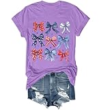 Photo Gallery america coquette bow ribbon red white and blue 4th of july patriotic shirts, viola, xl Photo Gallery america coquette bow ribbon red white and blue 4th of july patriotic shirts, viola, xl