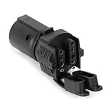 ZNDAW Trailer Plug Adapter, 7 Pin Round to 4 Pin 5 Pin Flat Blade Trailer Connector Adapter, 2-in-1 Flag Blade Plug Universal Weatherproof Connector for Trailer Tow Hitch RV Boat