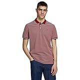 Polo Jack & Jones JPRBLUWIN Polo SS STS Camiseta, Rouge Clair, XXL para Hombre