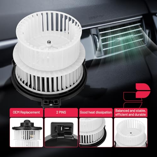 Image of BDFHYK AC Heater Blower Motor Fan 700172 Compatible with Toyota Echo 2003-2005,Compatible with Scion 2004-2006 xA xB,HVAC Blower Motor Assembly Front Side With Cold Climate Replacement for 76950 87809