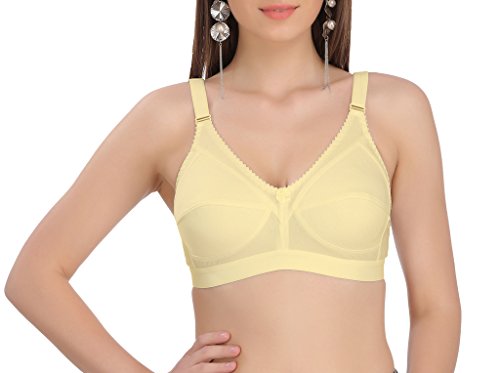 Image of Eve's Beauty Womens Full Coverage Bra | Adjustable Broad Straps | Full Cups Bra | Non Padded | Non Wired Bra