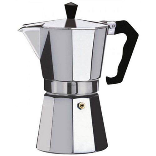Kabalo Moka, cafetière italienne, 9 tasses, aluminium gris