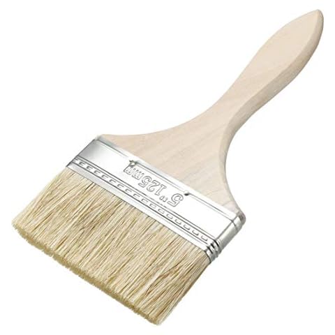 sourcing map Bemalen Pinsel Malerei Zeichnung Öl Klebstoffe Borsten Stift Pinsel 5'' Breite de Cover